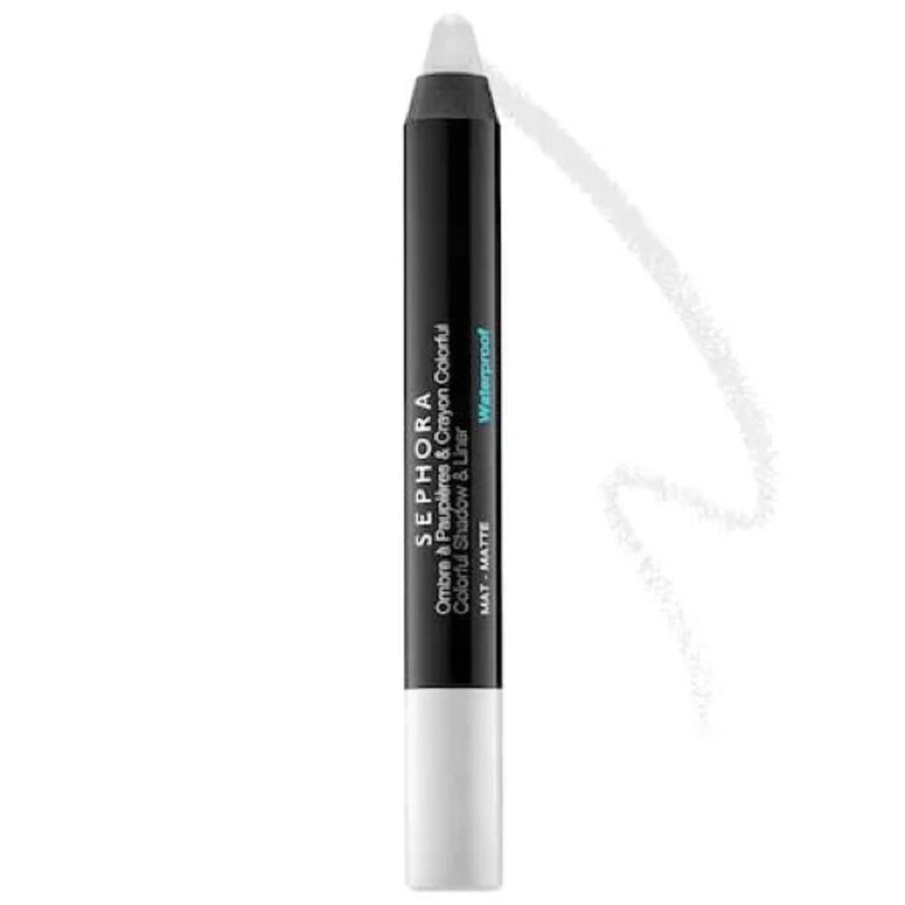 Sephora collection waterproof colorful eyeshadow liner multi stick white snow